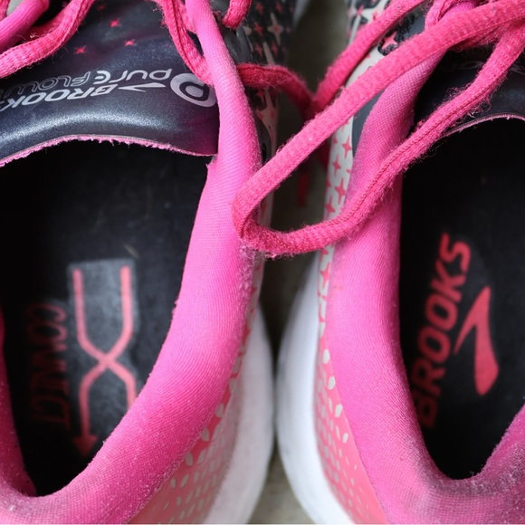 Brooks pureflow 5 women’s size 10.5 trail running shoe black/pink - Picture 12 of 12